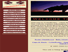 Tablet Screenshot of cyberrodeo.com